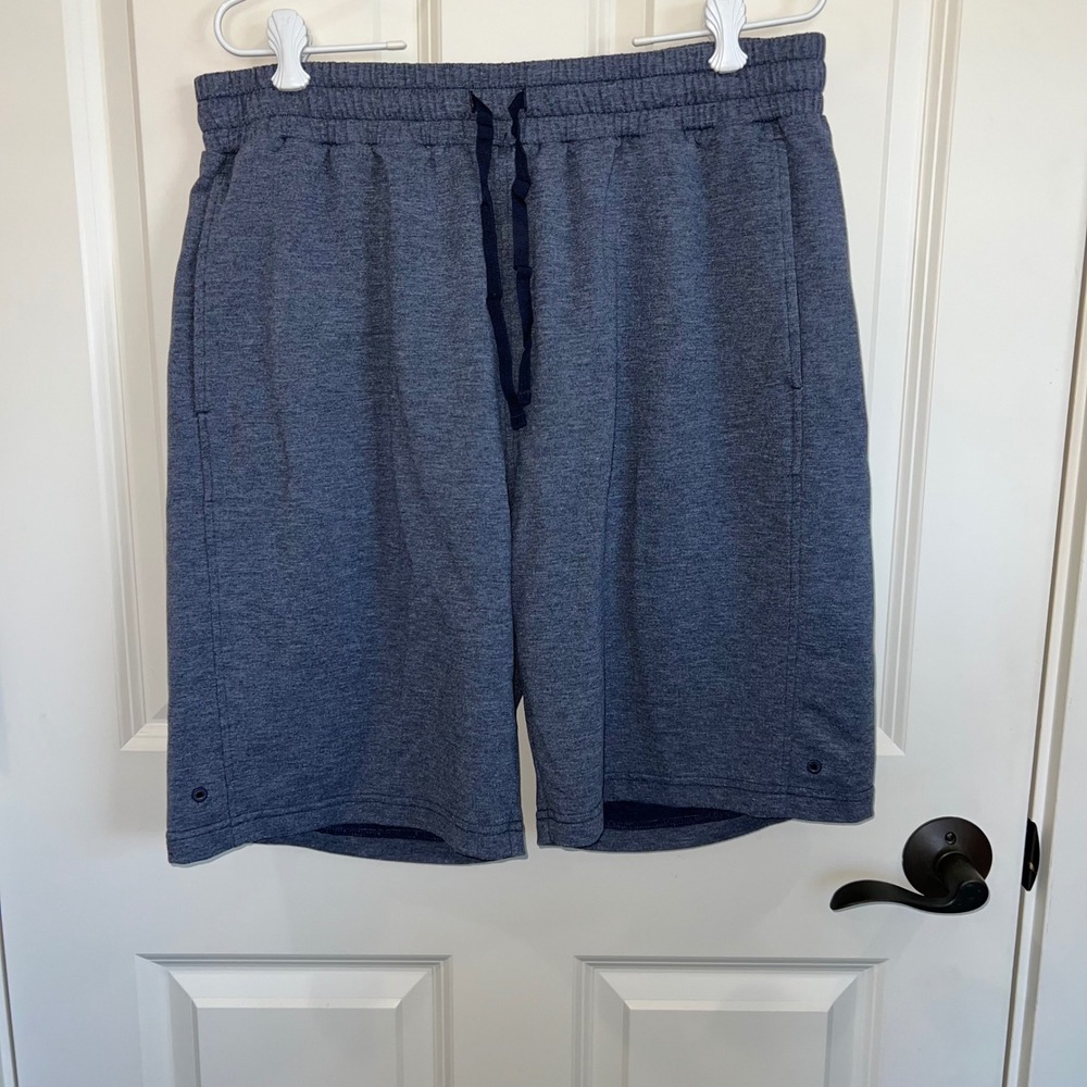 Smartwool Men's Pull On Drawstring Elastic Waist Wool Blend Shorts Blue Size‎ XL